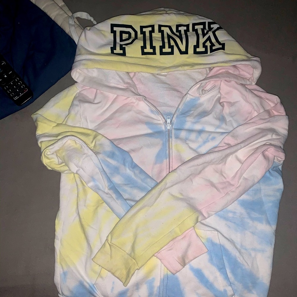 PINK zip up hoodie